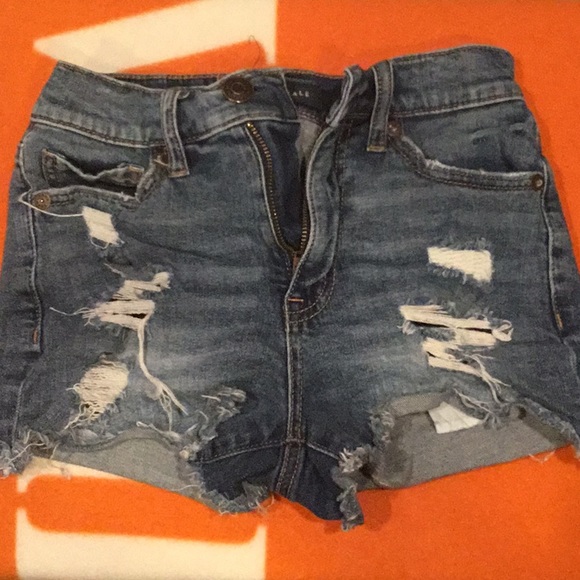 Aeropostale High Waisted Cheeky Shorts - Picture 1 of 4